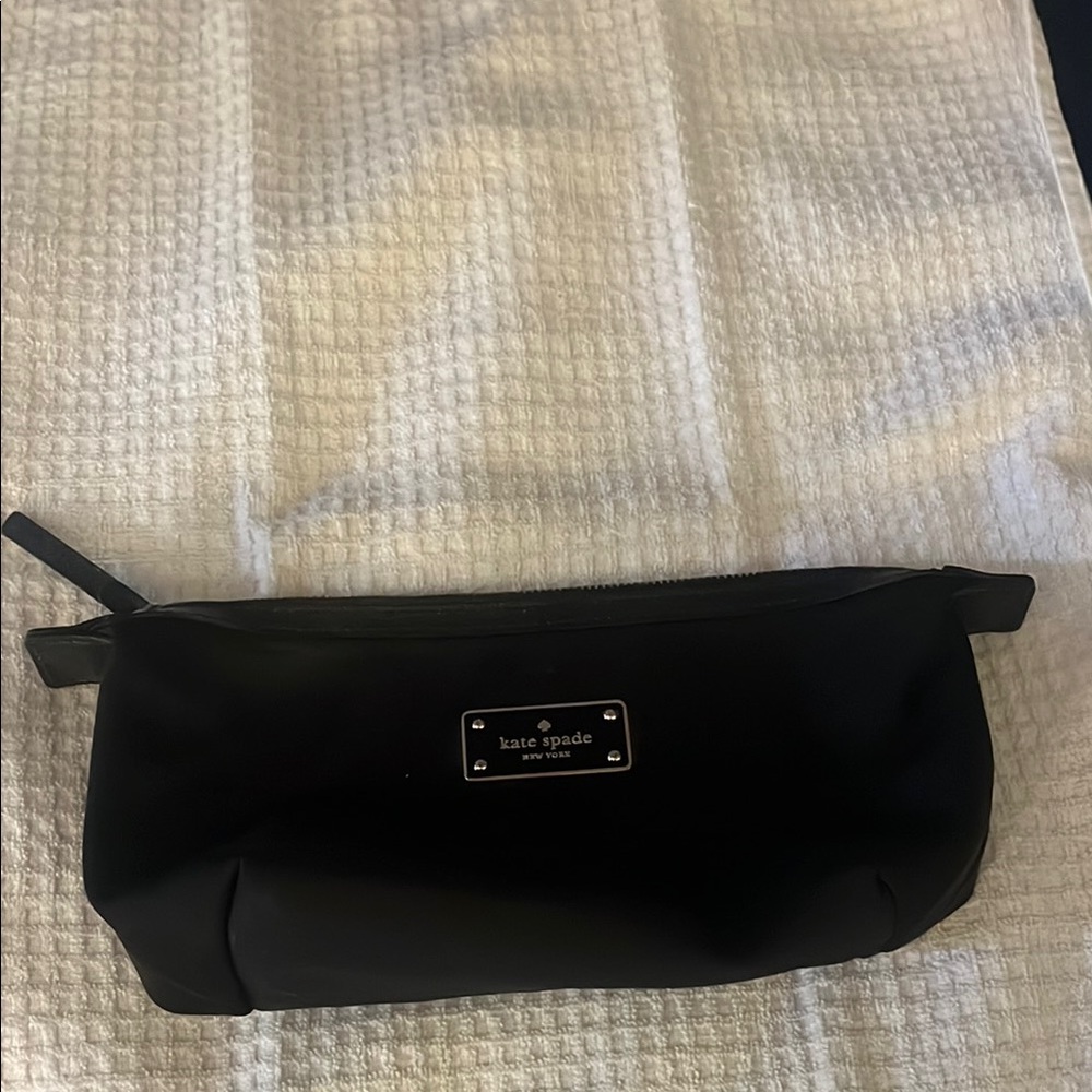 Kate Spade Black Cosmetic Bag